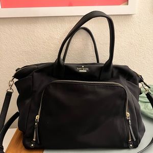 Kate Spade-Black Stevie Diaper Bag